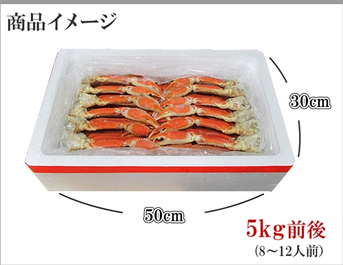 カニ食べ放題5kgセット（ズワイガニ足）訳あり業務用